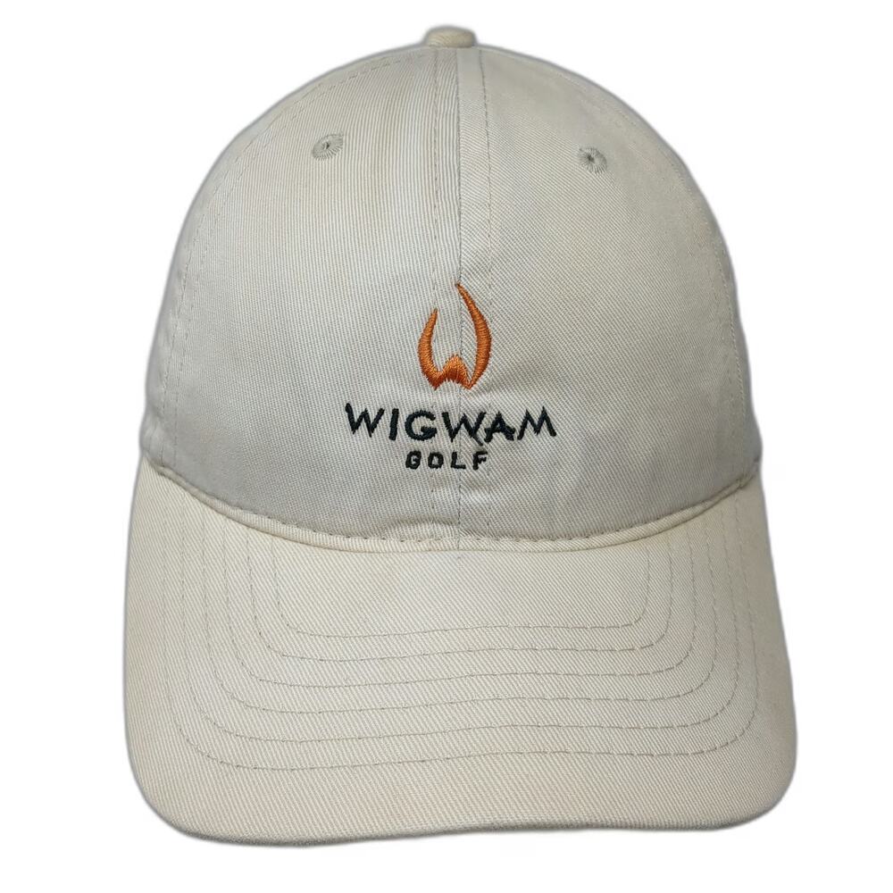 Legendary Headwear Wigwam Golf Hat Beige One Size Baseball Cap Slideback Cotton